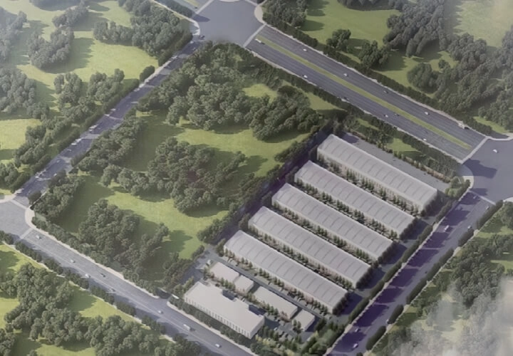 Grand-Hope aerial view